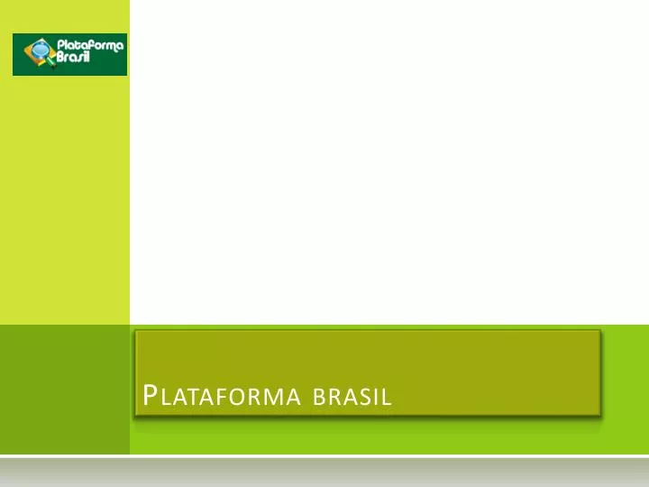 plataforma brasil