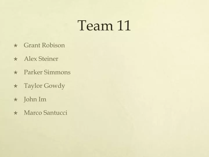 team 11