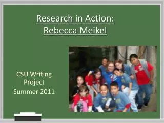 Research in Action: Rebecca Meikel