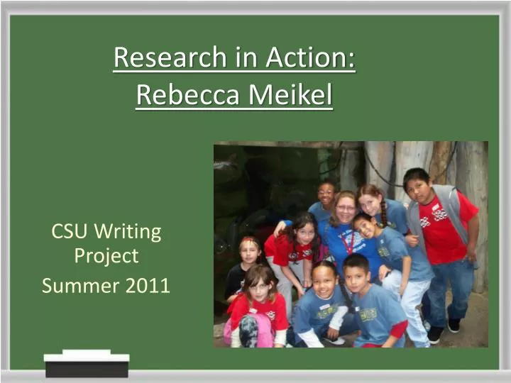research in action rebecca meikel