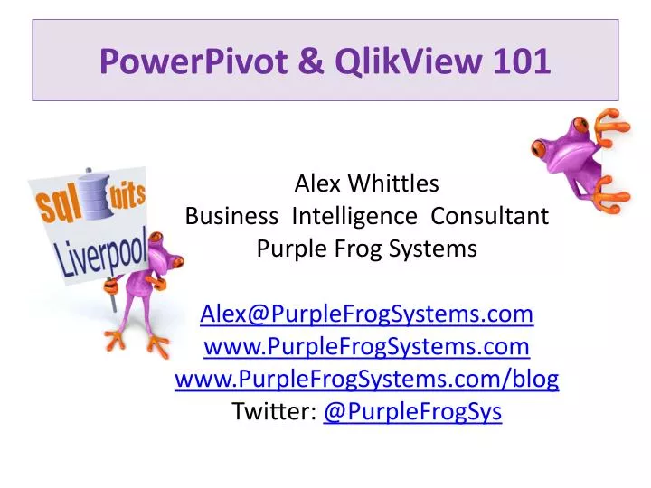 powerpivot qlikview 101