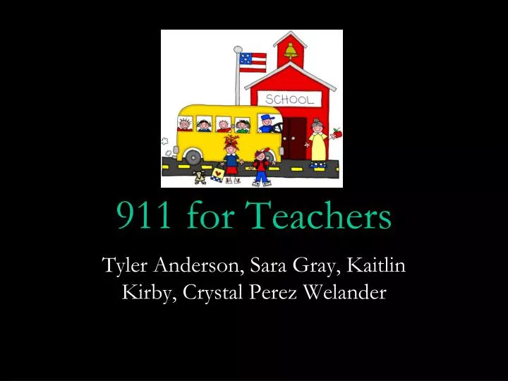 911 for teachers
