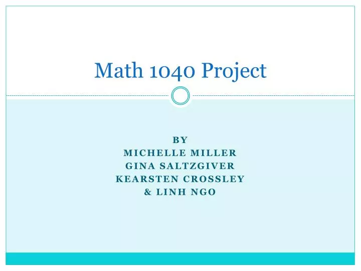 math 1040 project