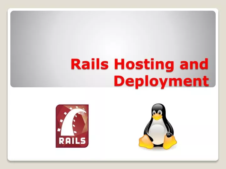 rails hosting and deployment