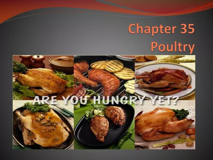 chapter 35 poultry