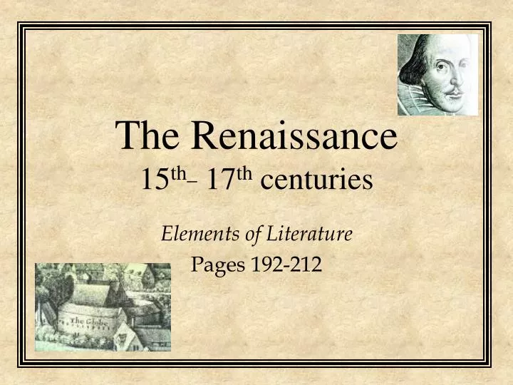 the renaissance 15 th 17 th centuries