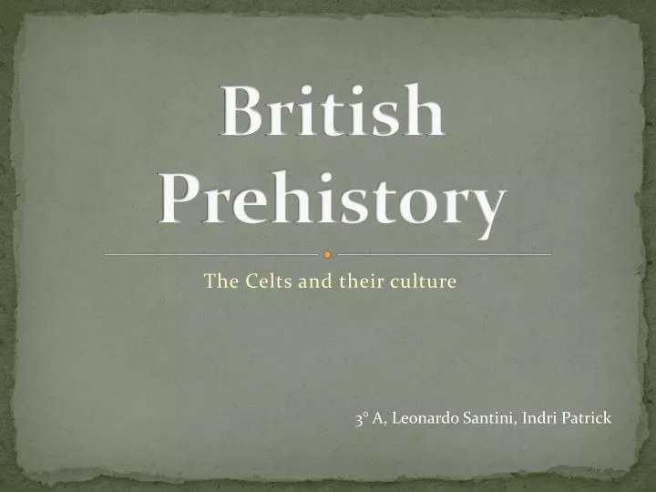 british prehistory