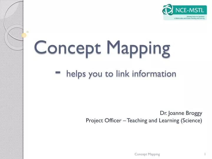 concept mapping helps you to link information