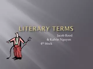 Literary Terms