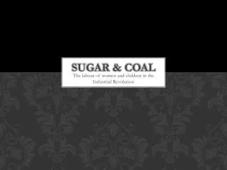 SUGAR &amp; COAL