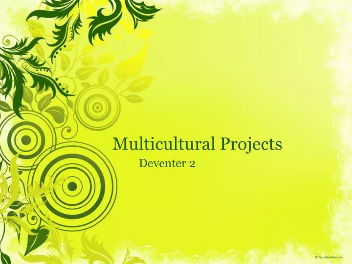 multicultural projects