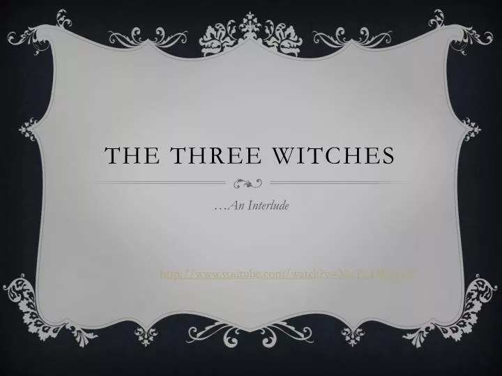 the three witches