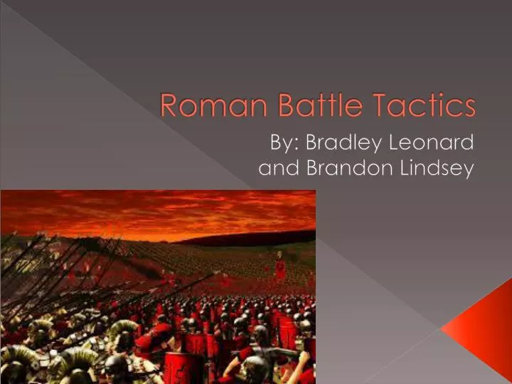 roman battle tactics