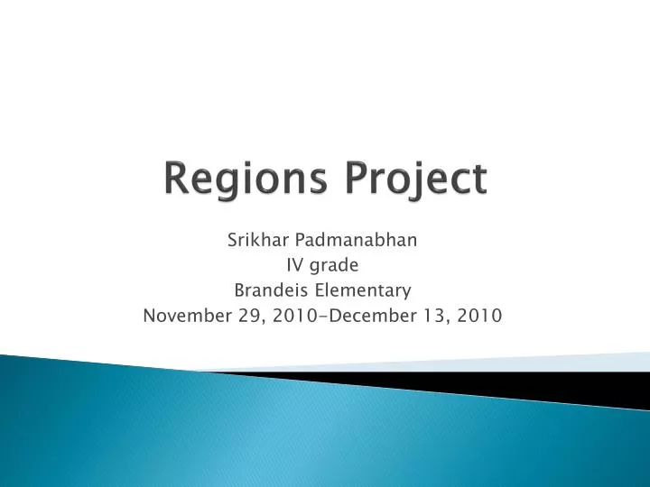 regions project