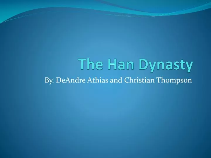 the han dynasty