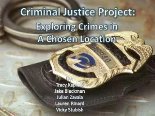 Criminal Justice Project: