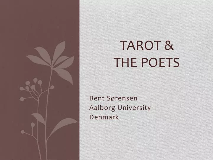 tarot the poets