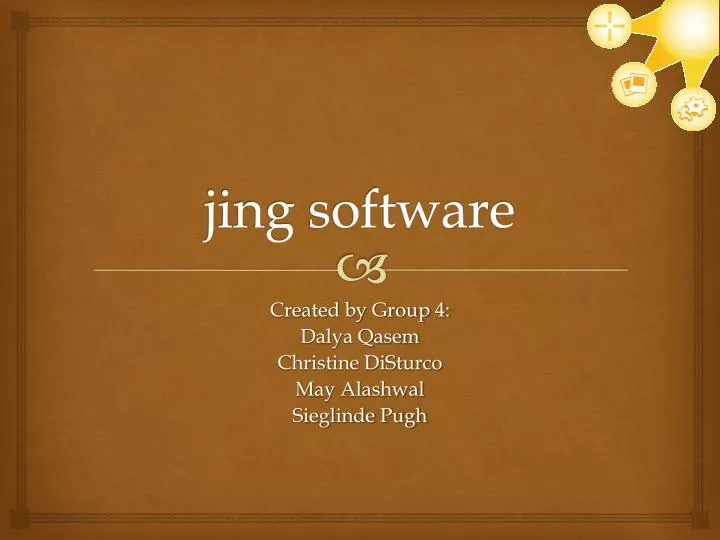 jing software