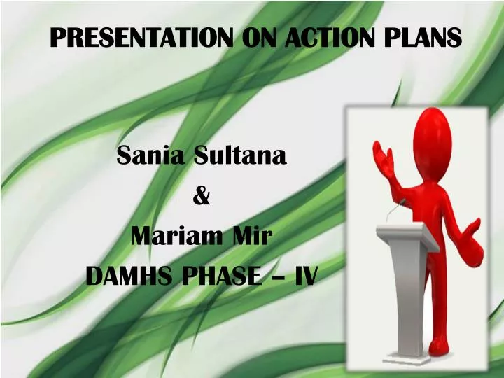 presentation on action plans