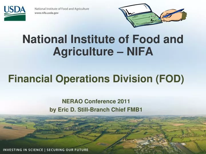 national institute of food and agriculture nifa