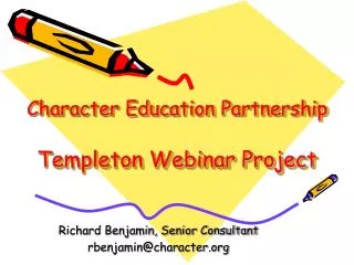 Character Education Partnership Templeton Webinar Project