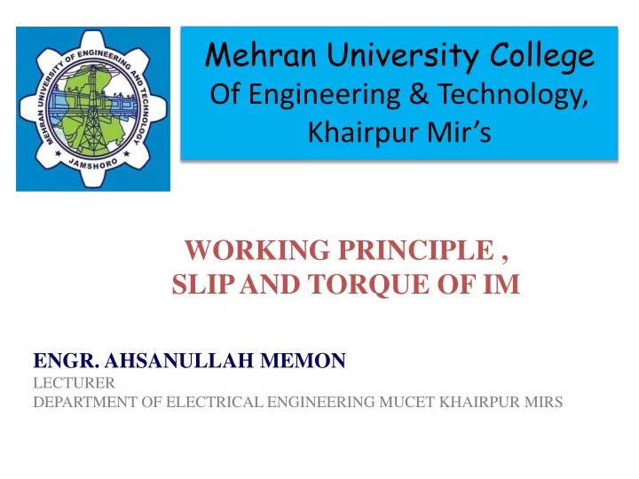 mehran university college of engineering technology khairpur mir s
