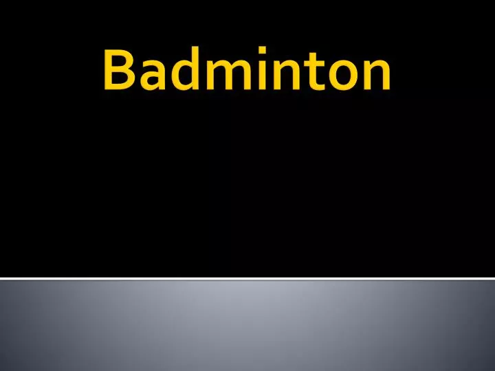 badminton