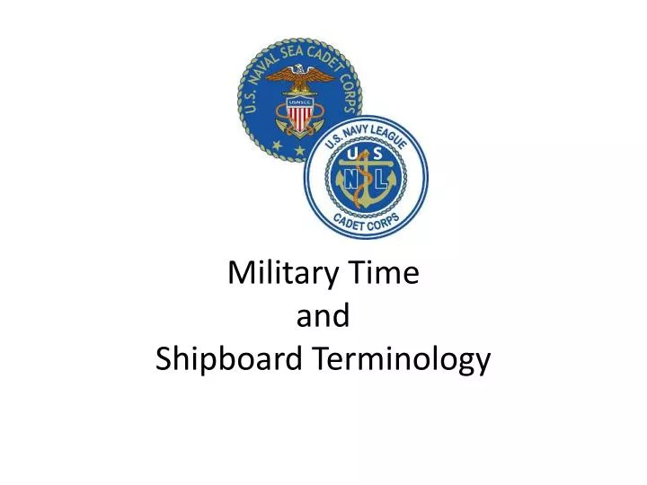 military time and shipboard terminology