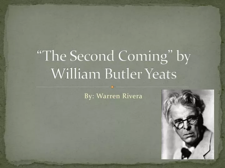 the second coming by william butler yeats