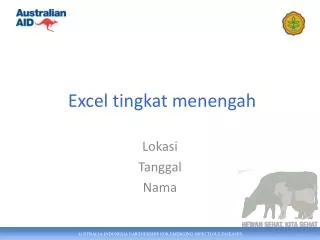 excel tingkat menengah