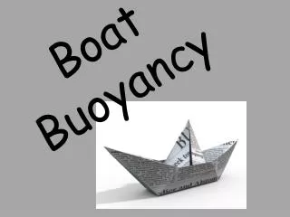 Boat Buoyancy