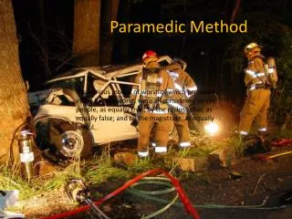 Paramedic Method