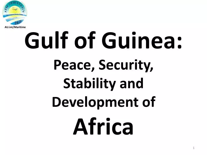 gulf of guinea peace security stability and development of africa