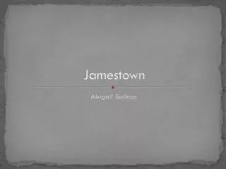 Jamestown