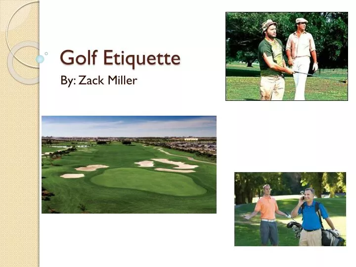 golf etiquette