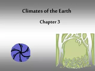 Climates of the Earth