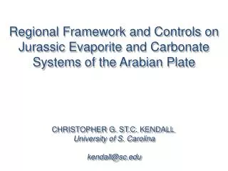 Regional Framework and Controls on Jurassic Evaporite and Carbonate Systems of the Arabian Plate