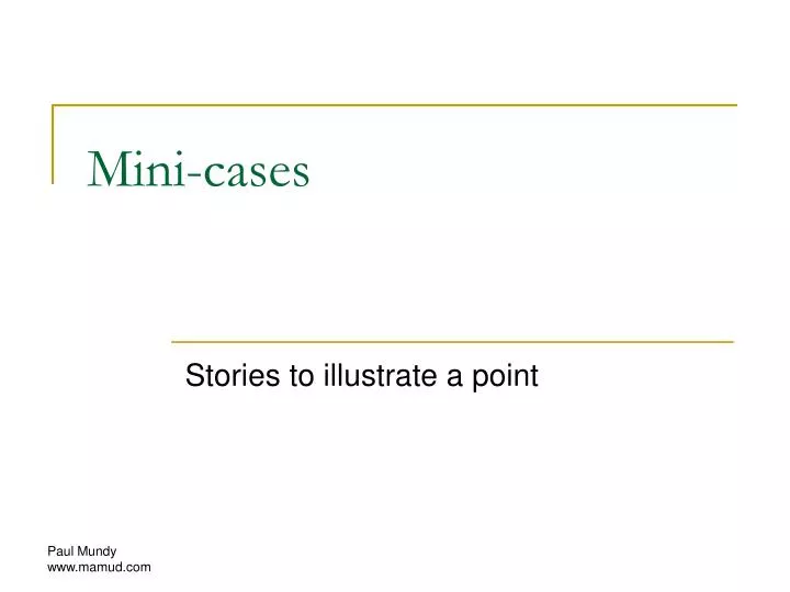 mini cases