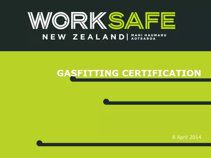 gasfitting certification
