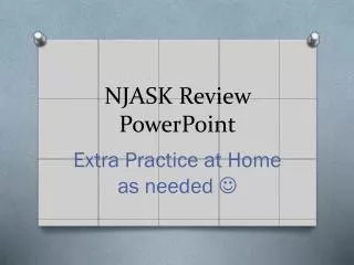 NJASK Review PowerPoint