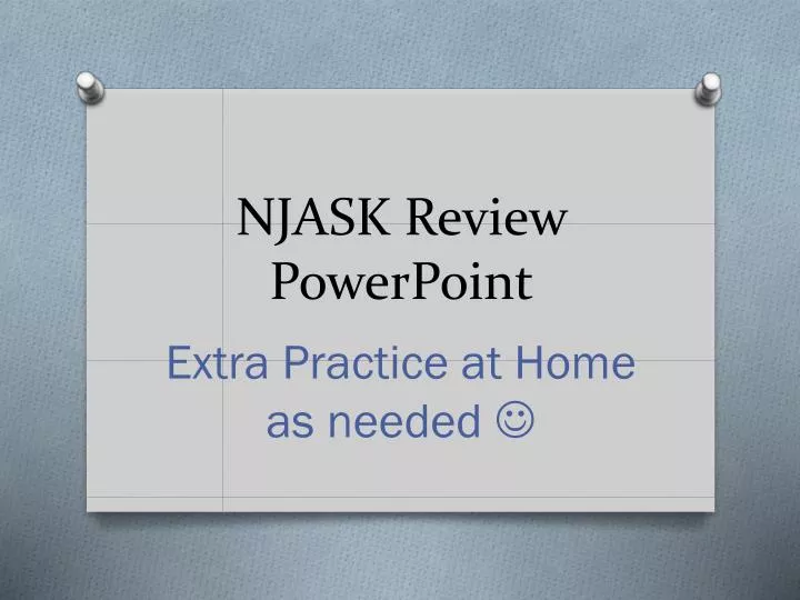 njask review powerpoint