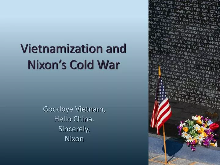 vietnamization and nixon s cold war