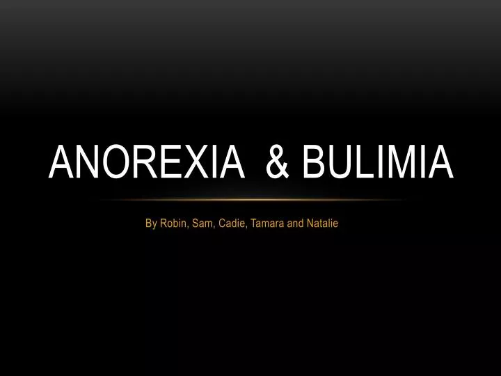 anorexia bulimia