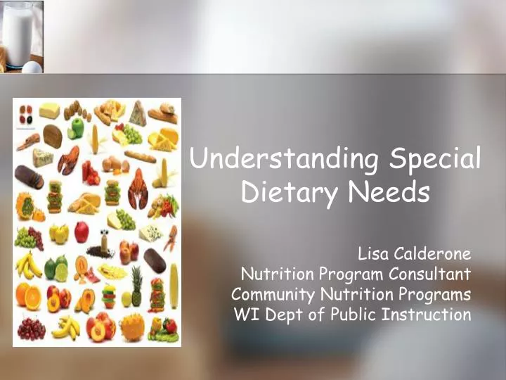 understanding special dietary needs