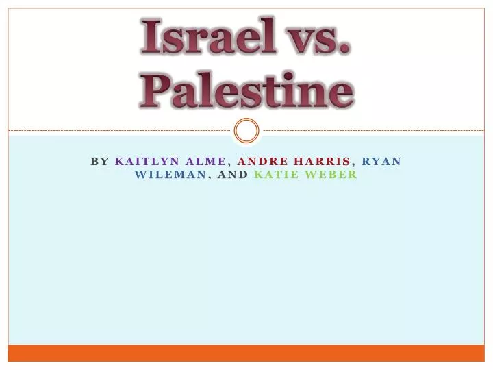 PPT - Israel Vs. Palestine PowerPoint Presentation, Free Download - ID ...