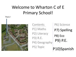 Welcome to Wharton C of E Primary School!