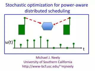 Stochastic optimization for power-aware distributed scheduling