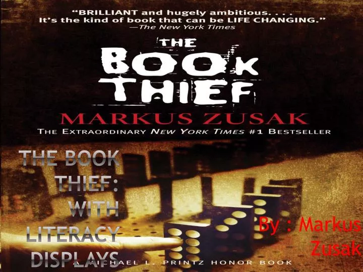 the book thief with literacy displays