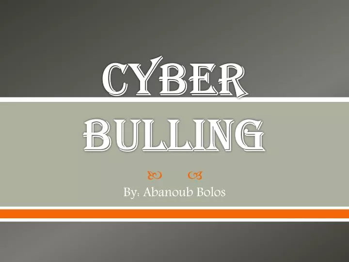 cyber bulling