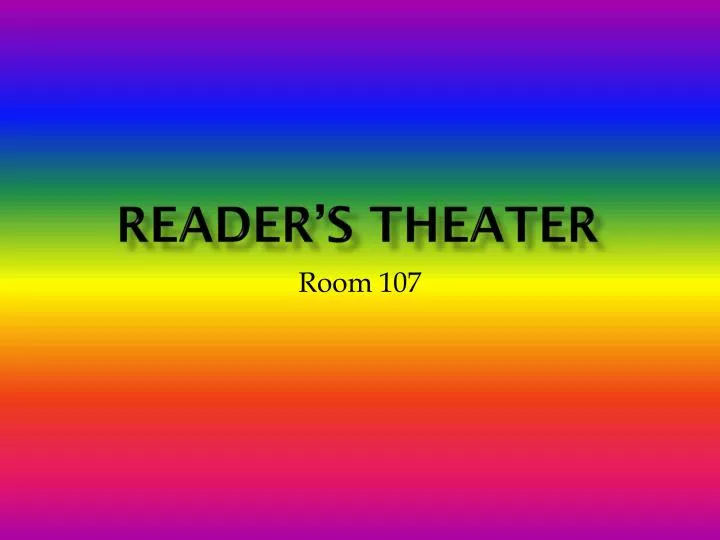 reader s theater